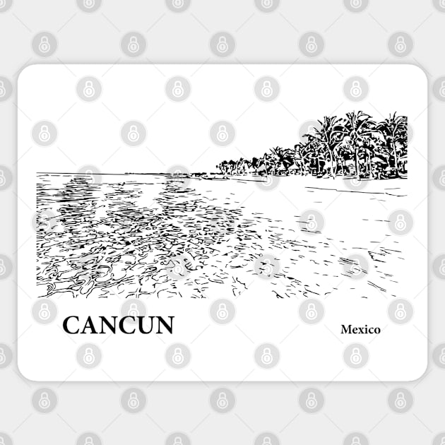 Cancun Mexico Sticker by Lakeric